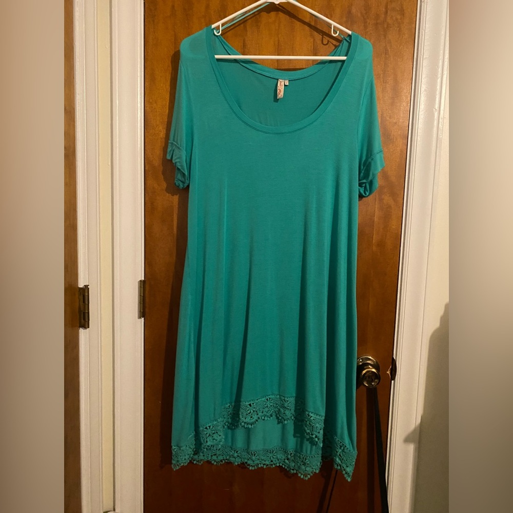 Red Camel teal dress